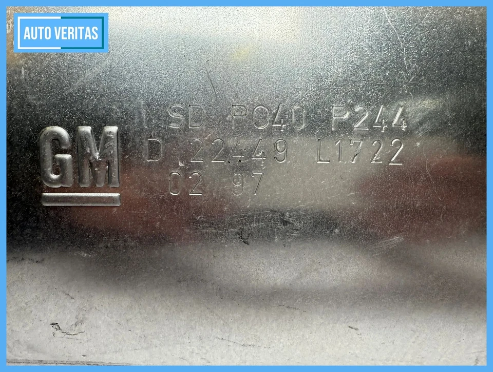 Original Opel Rekord E / Carlton MK centre silencer silencer 90027409 - Image 2 of 4