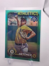 2024 Topps Pro Debut #PD-185 Nathan Dettmer Green Foil /99