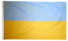 Ukraine Flag USA-Made to Official United Nations Design Specifications, 3 x 5...