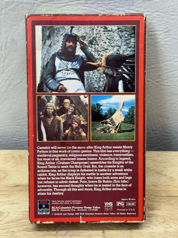  MONTY PYTHON AND THE HOLY GRAIL (1975) VHS  - Image 2 of 4