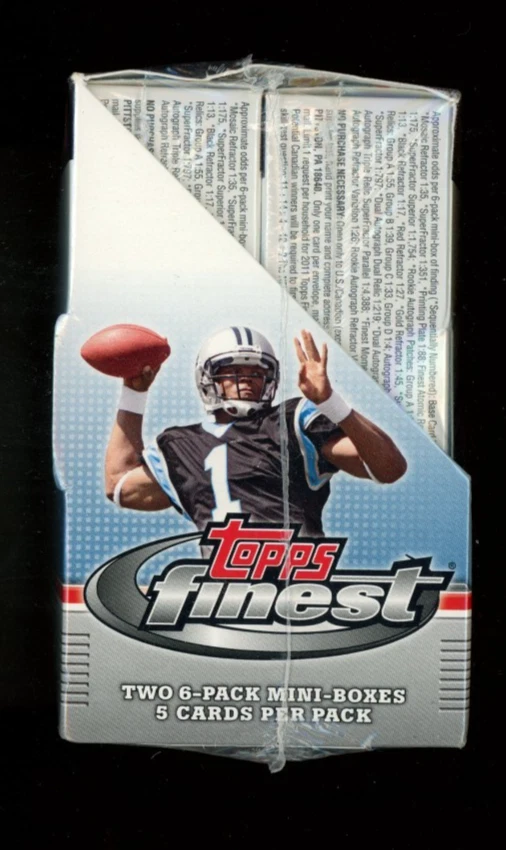 2011 Topps Finest Football hobby box Factory Sealed - Image 2 of 4