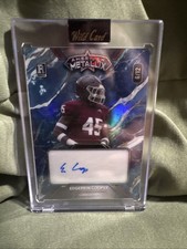 edgerrin cooper auto Rookie Wild Card 6/12 American Metallix WMM-ECA