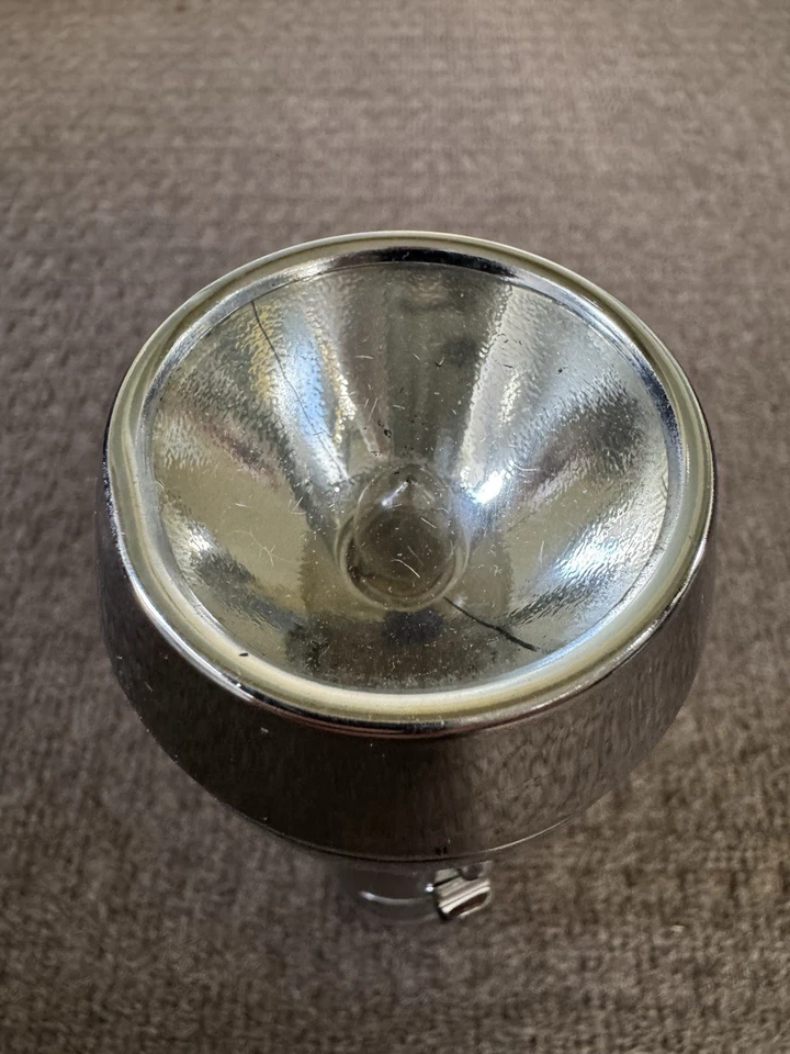 "Linterna de luz magnética vintage Ray-o-Vac Sportsman de metal 7,5""" Foto 4 de 4