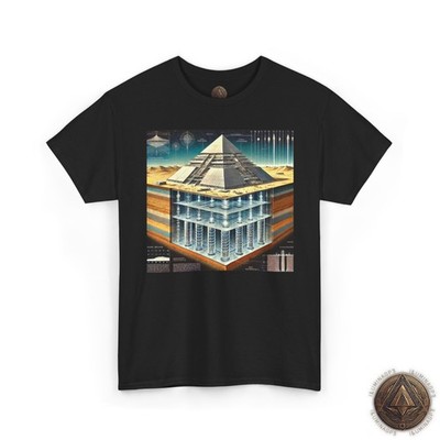 Great Pyramid T-Shirt, Pyramid of Khufu Tee, Khafre Pyramid GPR Shirt, Egypt Tee
