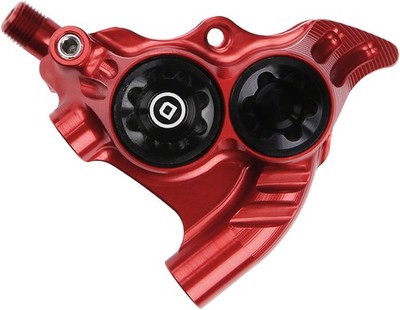Hope RX4+ Flat Mount Rear Hydraulic Disc Brake Caliper - Lightweight 4-Piston,