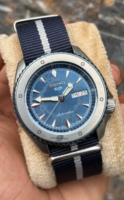 SEIKO WATCH 5 SPORTS NARUTO & BORUTO UCHIWA SASUKE Limited Edition 7s26 Movement