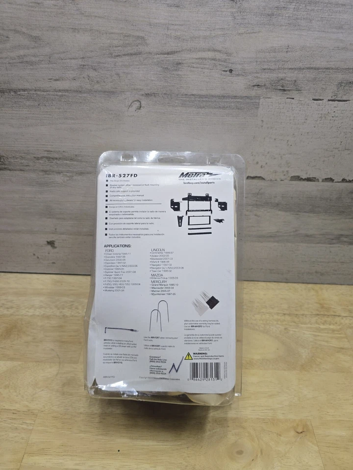 Metra IBR-527FD Stereo InstallationKit Most 1995-2011 Ford Mazda Lincoln Mercury - Image 2 of 4