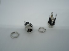 2Pcs Pack Lot 9mm Round DC Jack Power Supply Power Socket Female 5.5x2.1mm 3 Pin