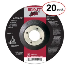 Sait 22053 7" x .045" x 7/8" A60S Metal Cut-Off Wheel (20Pack)
