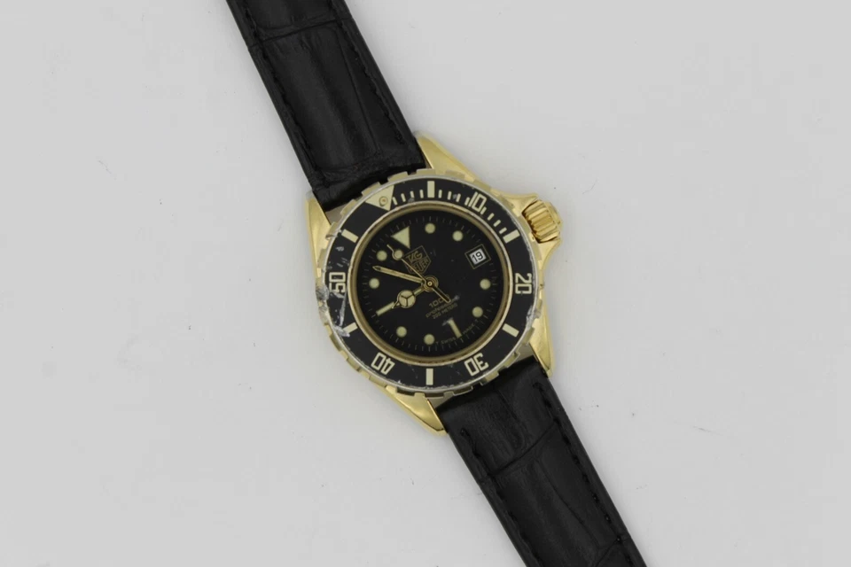 Tag Heuer 980.017 Womens 1000 Watch Black Leather Gold The Wolf of Wall Street - Image 4 of 4