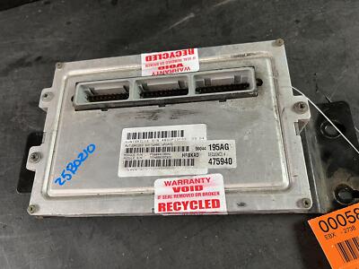 2003 JEEP LIBERTY 3.7 ENGINE MOTOR CONTROL MODULE COMPUTER ECM ECU ID 56044195AG