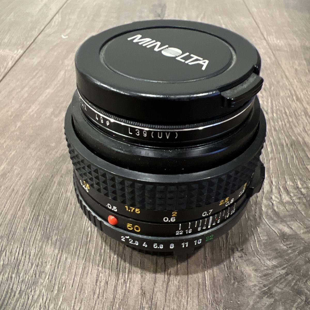 minolta md 50mm 1:2 Camera lens japan 49mm, , Nice Vintage minolta md 50mm 1:2 Camera lens japan 49mm, , Nice Vintage