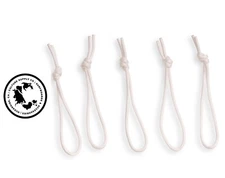 Culture Surfboards Leash String 5-Pack - WHITE