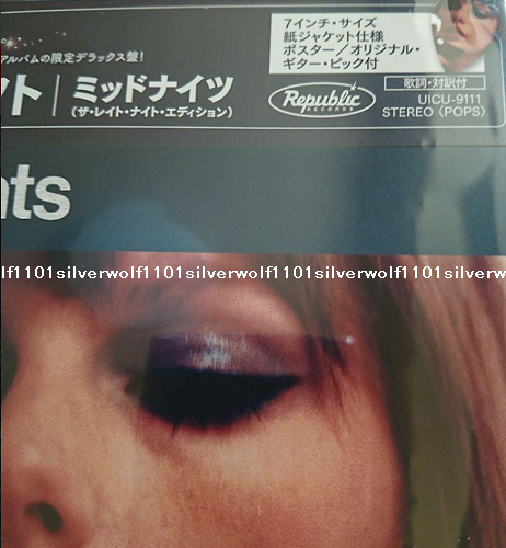 New Taylor Swift Midnights The Late Night Edition CD+Pick+