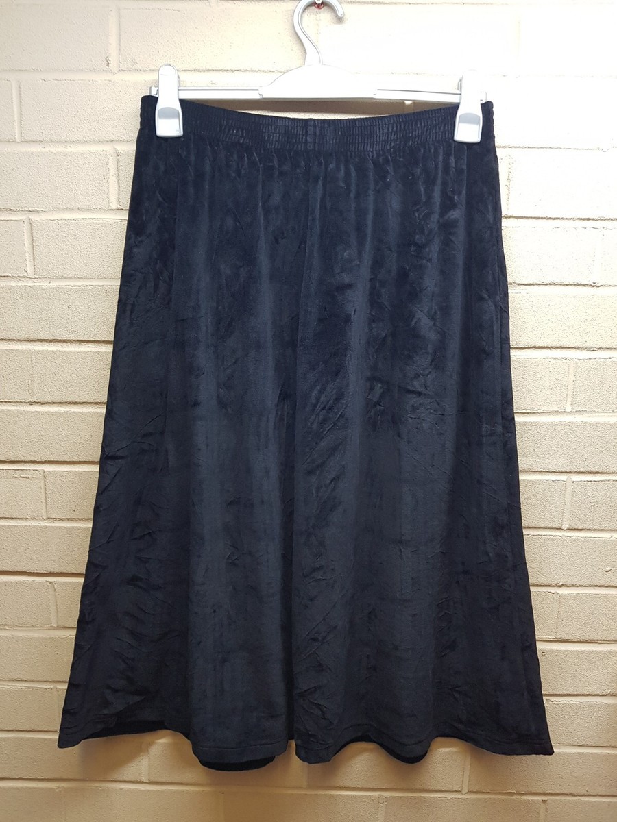 Clothing Black Midi Skirt Size 16 Plus Pu Midi Skirt