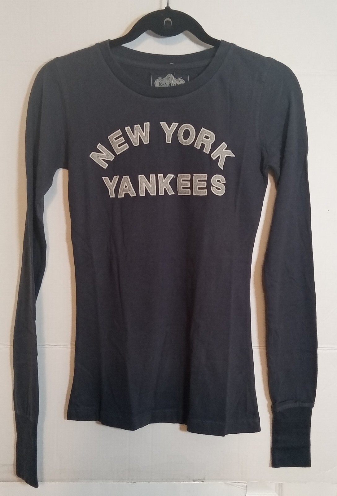 New York Yankees Red Jacket Long Sleeve Shirt Kid's Small