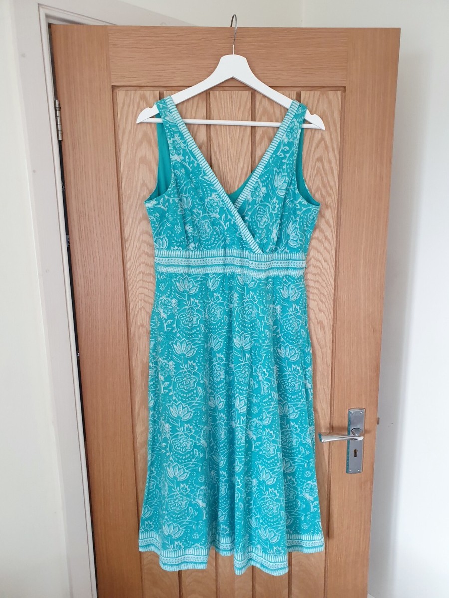 ANOKHI east indian cotton hand block printed dress arty summer ethnic hippy  s m | eBay