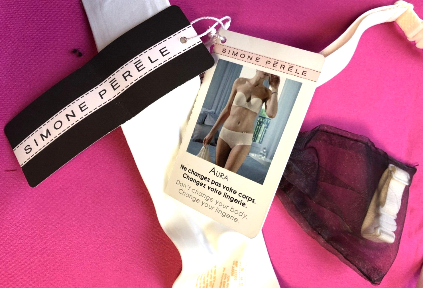 Simone Perele Bra 30B White Aura Multi-Position Strapless Underwired Padded NWT image 6