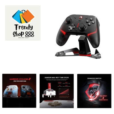 Cyclone 2 Wireless Controller - 1000Hz Polling Rate, TMR Joysticks, Hall/Micr...