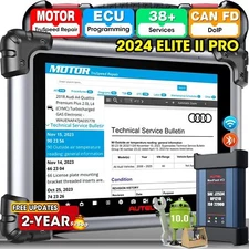 Autel MaxiSys Elite II PRO Scanner J2534 Pro-gramming 38+ Services AutoScan 2.0