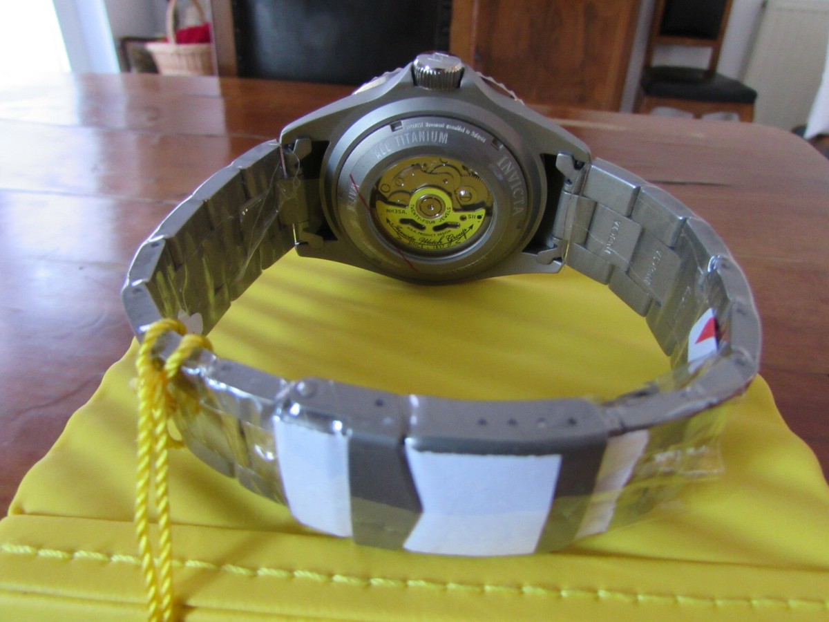 Invicta 0420 Pro Diver Reloj Negro Automático Con Esfera De Titanio Para Hombre - Foto 6