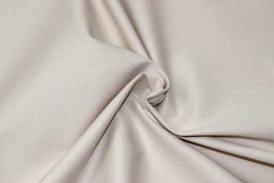 Creme 100% Baumwollstoff Twill Beige Ecru Stone von m Anzugkleidung