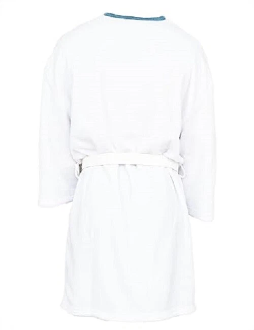 Cousin Eddie Character Christmas Vacation White Robe & Hat Halloween Cosplay Set - Image 2 of 4