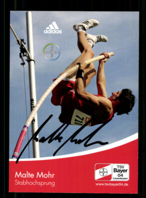 Malte Mohr Autogrammkarte Original Signiert Leichtathletik + A 245473