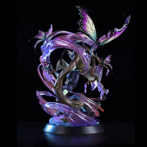 Statua Modellino Demon Slayer Kochou Shinobu PVC 36 cm Giocattolo Regalo Natale Nuovo - Foto 3 di 10