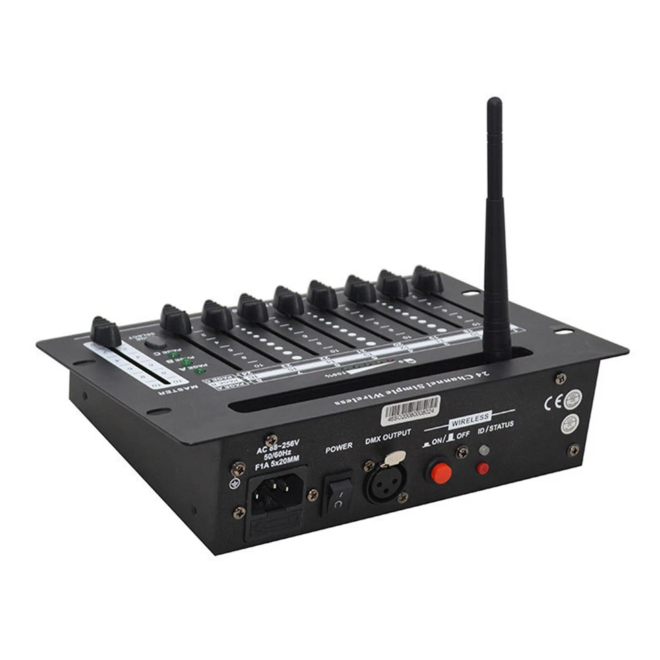 24 channel 2.4G wireless dmx controller battery console for dj stage light - Image 3 of 4