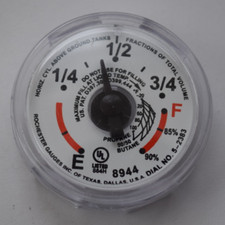 MANCHESTER SNAP ON G12653 PROPANE SIGHT GAUGE DIAL 8944 TANK LPG 5863S02383