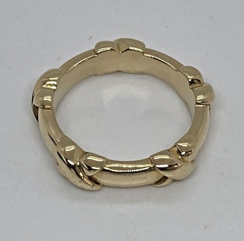 Tiffany & Co. Classic 18k (750) Yellow Gold X Crossover Band Ring - Size 5 - Picture 5 of 7