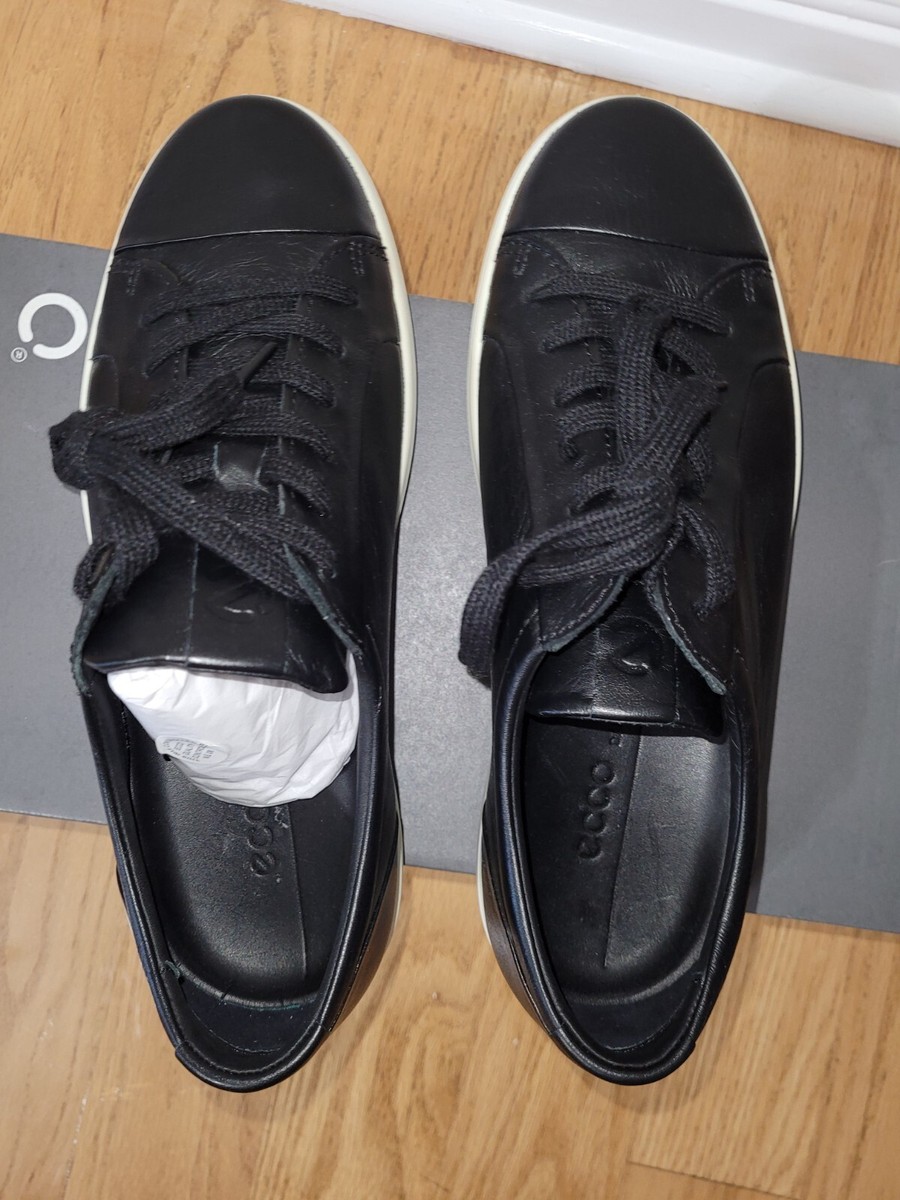 ECCO SOFT 7‎ Black Leather Oxfords Sneakers Men’s Size 7.5 (41) Shoes Amazon.com | ECCO Men main image 4