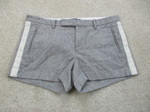 Ralph Lauren Shorts Womens 8 Gray White 