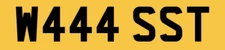 WASTE MANAGEMENT RUBBISH DUMP NUMBER PLATE CHERISHED CAR REGISTRATION W444 SST