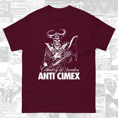 Anti Cimex Crust Punk T-Shirt Sweden Scandinavian Jawbreaker