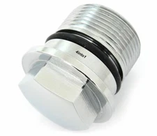 Chrome Fork Tube Bolt w/O-Ring - 35mm - Honda CR/MT/XL250 XL350 CB450/500T/550