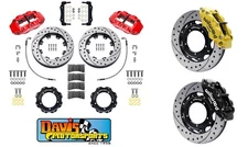 Wilwood Forged Narrow Superlite 4R Front Brake Kit,Wilwood D31 Rear Brake Kit,