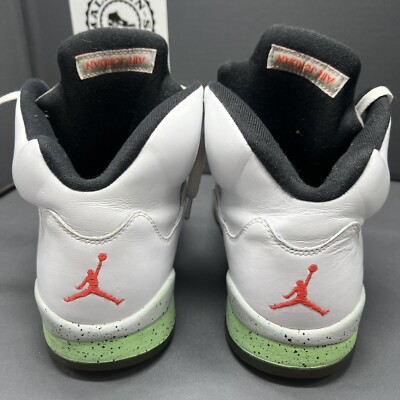 Nike Air Jordan Retro 5 V Poison Green 136027-115 Men display picture 3