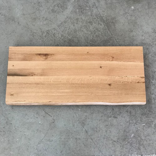 Piano del tavolo piano rovere legno massello con bordo albero NUOVO tavolo tavola legno incollato - Foto 3 di 12