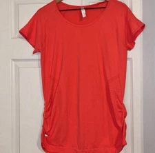 Athleta Short Sleeve Active Top With Ruching