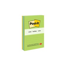 Post-it Notes 660-3AU, 4 in x 6 in 101 mm x 152 mm , Jaipur colors
