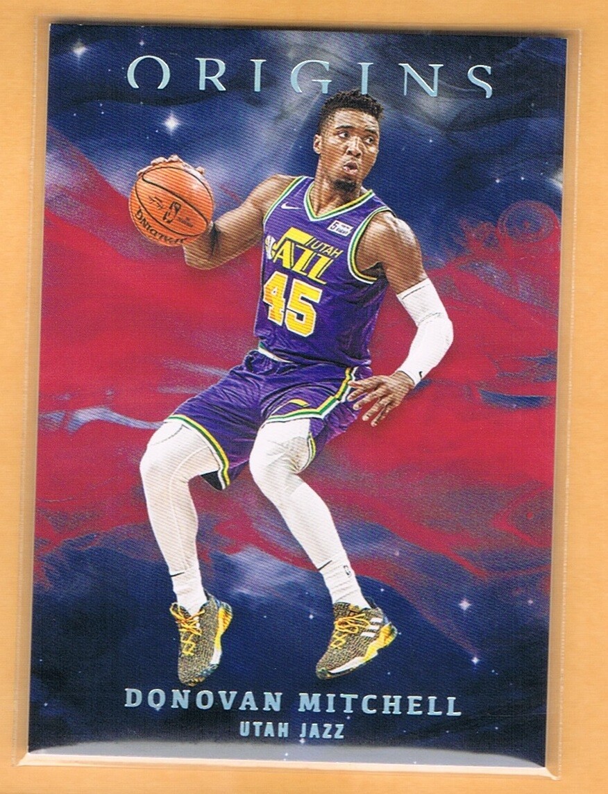 2019-20 Origins Red Donovan Mitchell #60 Utah Jazz