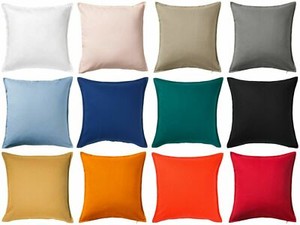 plain cushions without covers