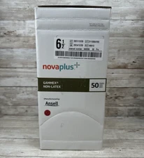 Gammex NovaPlus Non-Latex Polychloroprene Surgical Glove Box Size 6.5 *See Date*