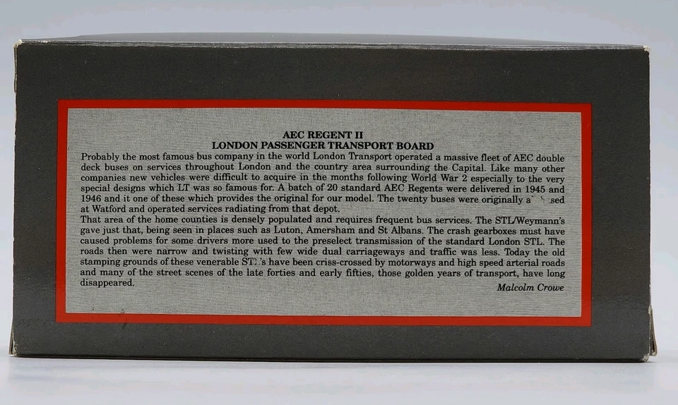 CORGI OOC London Transport AEC Regent  II-97814 The Original Omnibus - Image 3 of 4