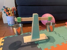 Lovevery Enthusiast Play Balance Beam Every Which Weigh Scale & Pails Stem Toy