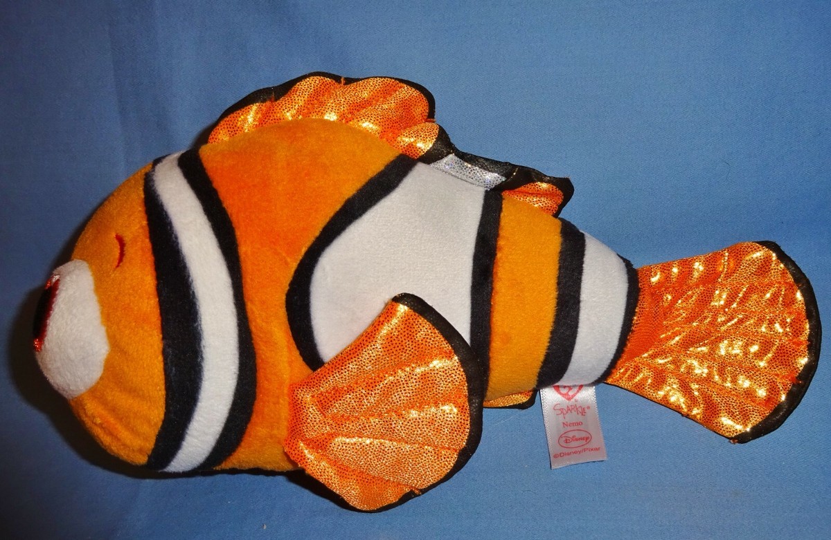 Disney Plush Nemo-PEARL Octopus-Dory-turtle-Squirt-whale