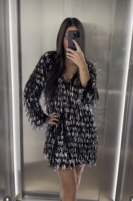 large disc sequin fringe detail shift dress ASOS EDITION Curve paillette fringe sequin cami shift mini dress in silver