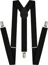 Tirantes ajustables en forma de Y para hombre con clips resistentes
